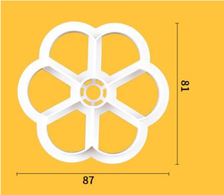 Blossom mould flower cutter 5 petal cutters floral cake decorating mold
