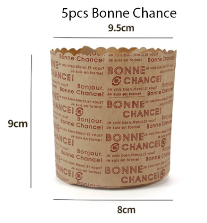 1pc Panettone baking mould corrugated paper liner christmas baking mold