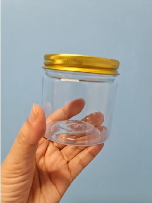 🔥Cookie jar biscuit tin round food storage plastic container transparent grain nut storage cookies bottle can