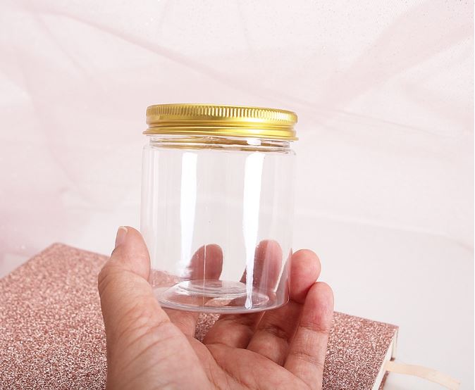 š„Cookie jar biscuit tin round food storage plastic container transparent grain nut storage cookies bottle can