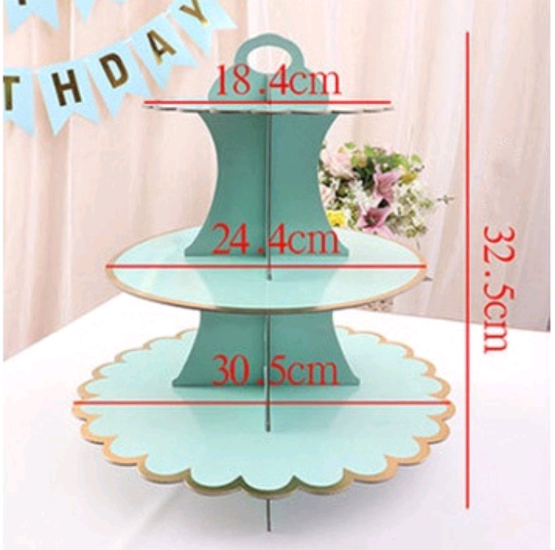3 tier cupcake stand party display stand for canape
