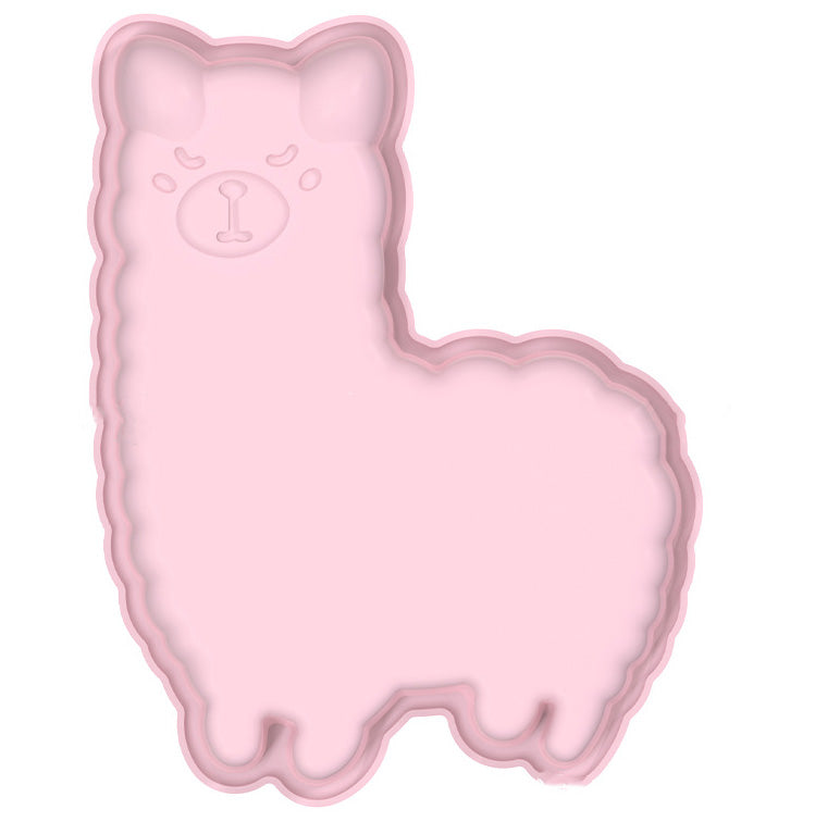 Farm Animal jelly silicone alpaca mould cat dog pig cow chicken koala panda sheep mouse animal ice cube silicon mold