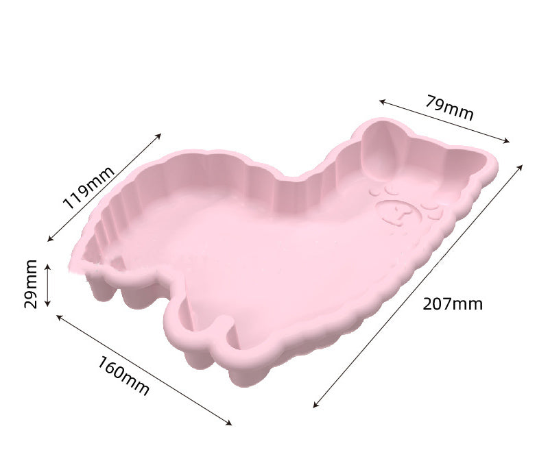 Farm Animal jelly silicone alpaca mould cat dog pig cow chicken koala panda sheep mouse animal ice cube silicon mold