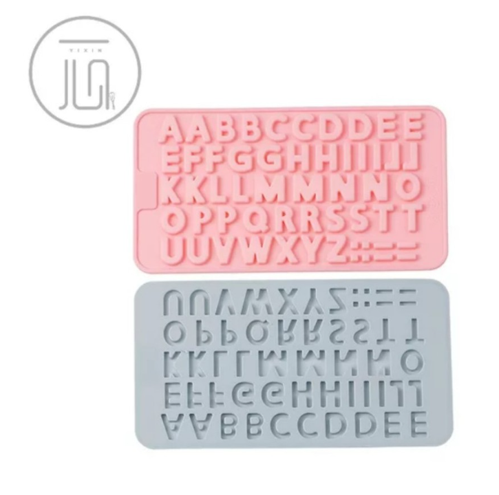Alphabet silicone mould English letters alphabets chocolate silicon mold