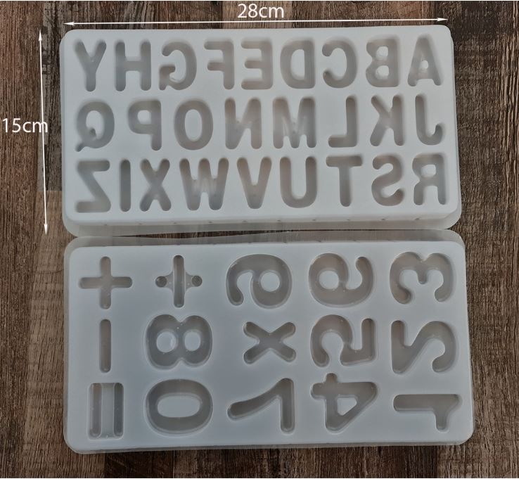 28cm Alphabet chocolate mould letters jelly mold