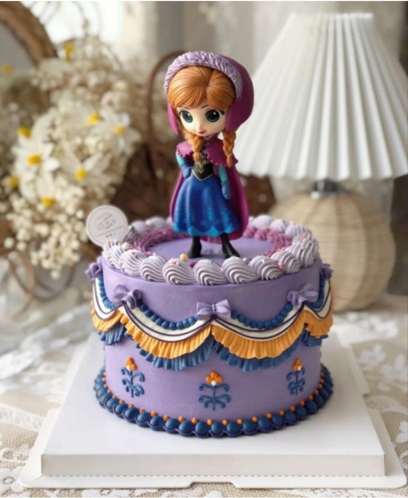 Elsa frozen toy figurine cake topper reusable & washable toy model