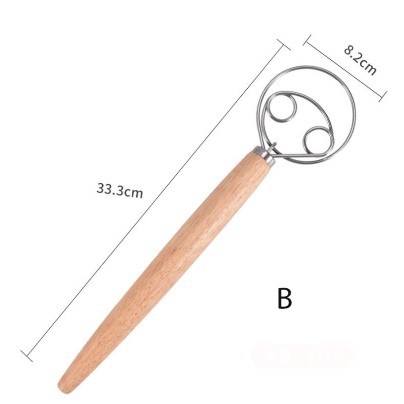Large Bread dough whisk Batter stirrer sourdough bread mixing tool