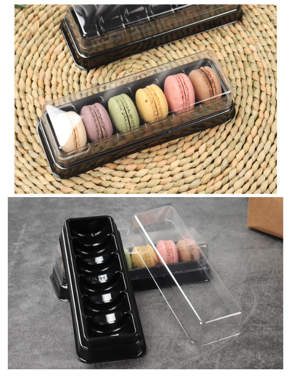 🔥 10pcs Macaron box packaging container packing box for 6 macarons macaroon box