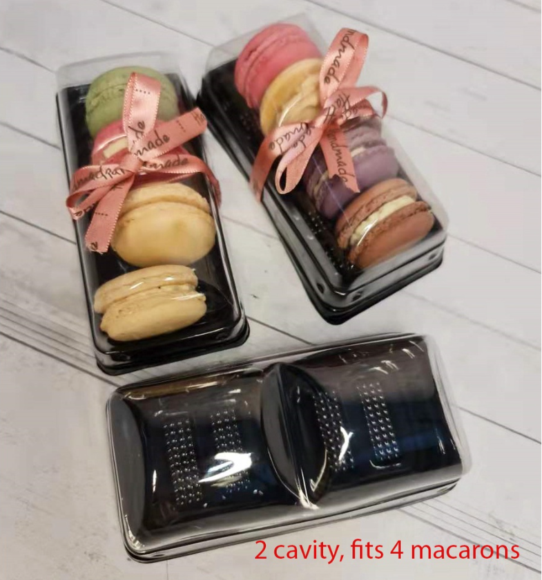 🔥 10pcs Macaron box packaging container packing box for 6 macarons macaroon box