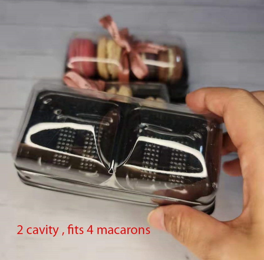 🔥 10pcs Macaron box packaging container packing box for 6 macarons macaroon box