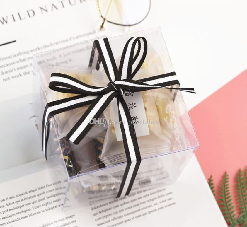 🔥 10pcs clear plastic box gift box - transparent packaging box / cookies box / wedding box / macaron box / PET box