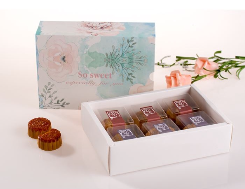 🇸🇬 Floral box packaging - pineapple tart cookie box packaging mooncake box tray sliding boxes sweet confessions box