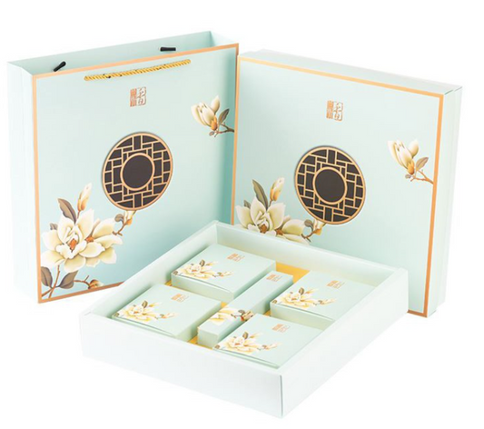 125g Mooncake gift box EXTRA large packaging box & carrier 7pcs set