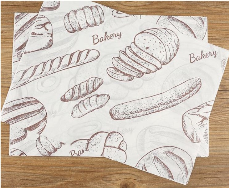 20 sheets greaseproof baking paper parchment sheets non-stick oil absorbent paper