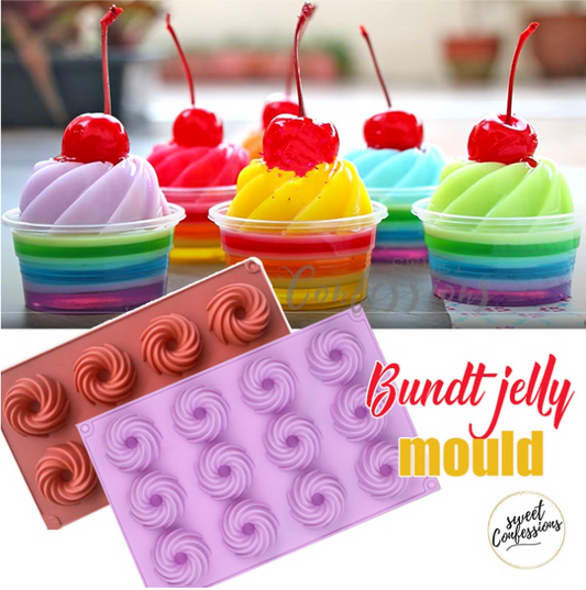 Bundt mould - swirl cake mold kugelhopf silicon mould cake pan jelly mould