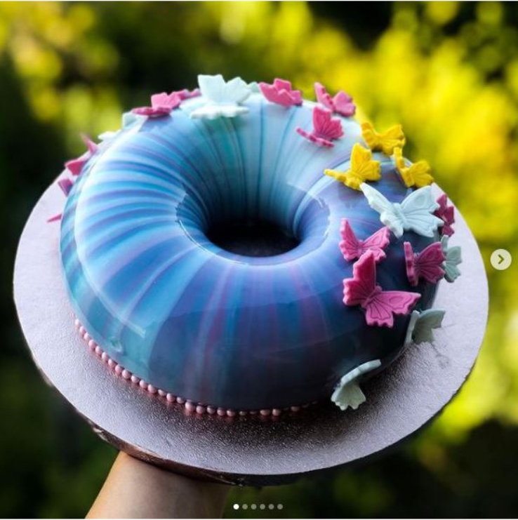 Butterfly plunger cutter set of 3 cookie cutters butterflies insect press cut-out