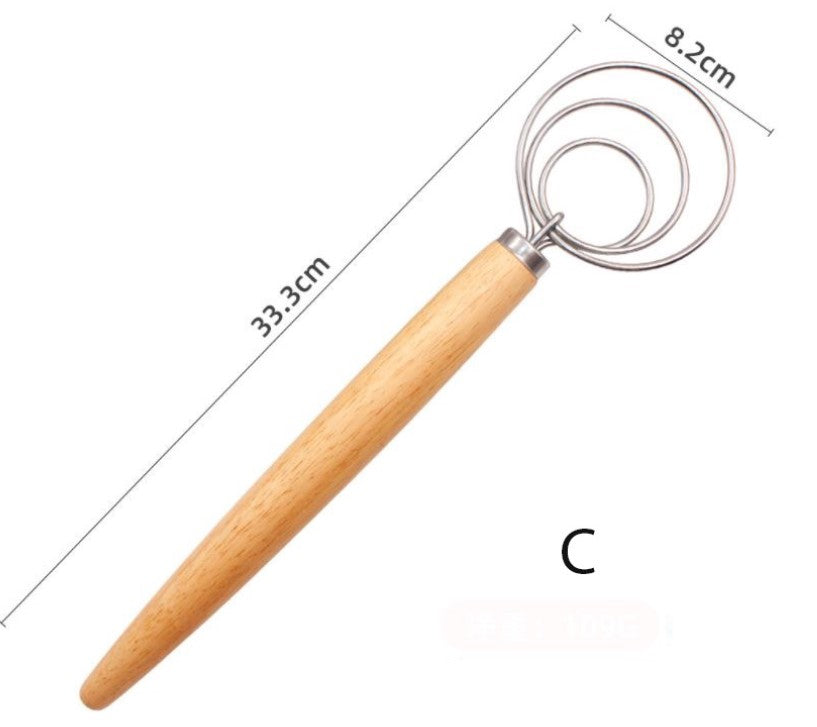 Large Bread dough whisk Batter stirrer sourdough bread mixing tool