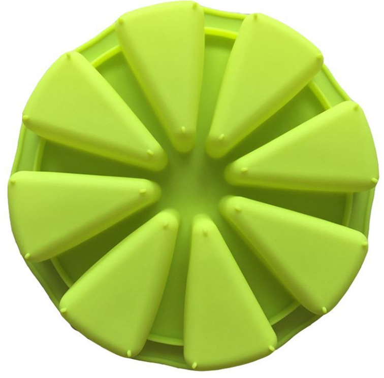 Cake slice jelly mould triangle cut-slice wedge shape baking pan silicone mold