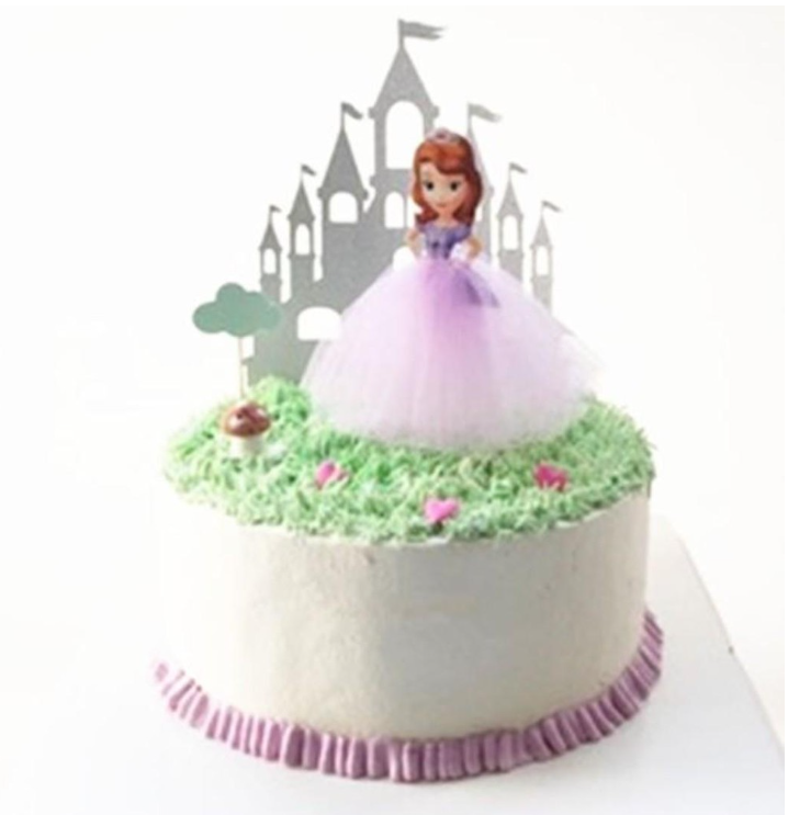 1pc castle fairy tale cake topper fairy tale princess cake toppers