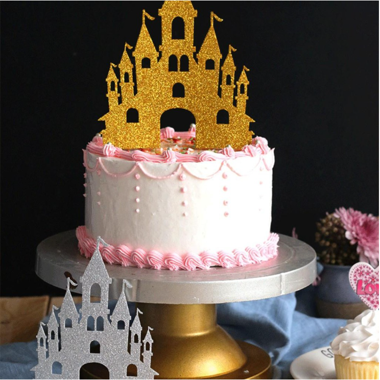 1pc castle fairy tale cake topper fairy tale princess cake toppers
