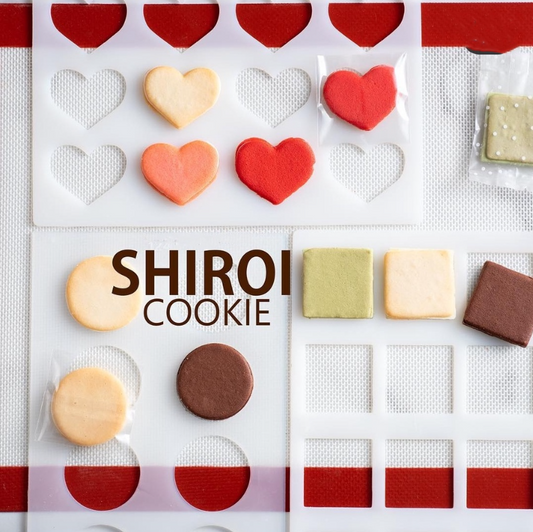 Langue de chat Cat Tongue cookie stencil square cookie mould Mat 白色恋人饼干模 white lover biscuit