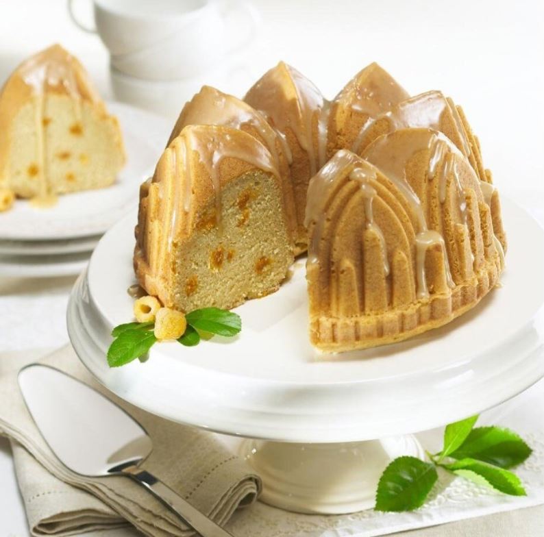 8 inch Cathedral bundt cake silicone mould kugelhopf baking silicon mold 9inch baking pan