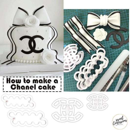 Branded luxury LV chanel cake cutter rose cake decoration strip grater rolling tool