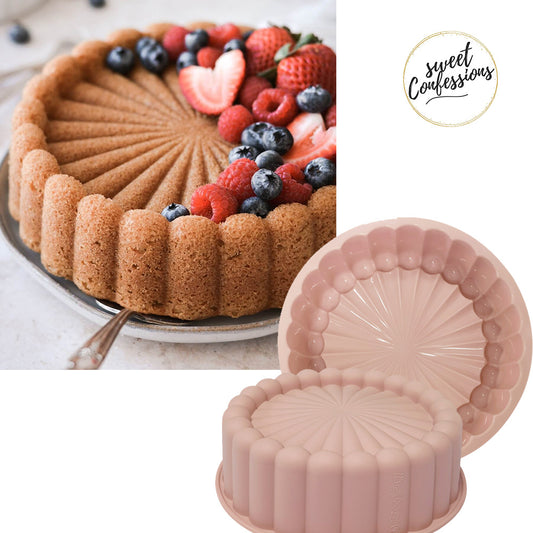 7 inch Charlotte cake mould bundt savarin mousse jelly mold