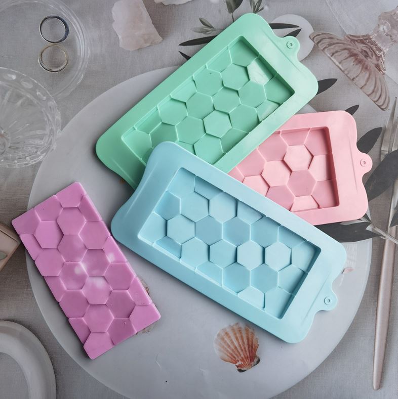 Artisan chocolate bar cocoa mold silicone jelly mould