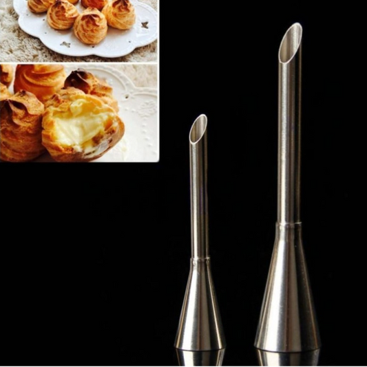 choux pastry nozzle cream puff injector nozzles for filling up eclair pastry