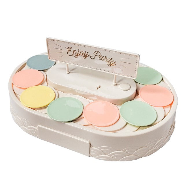 Sushi belt / Cupcake Stand conveyor belt revolving cake display food rotating stand