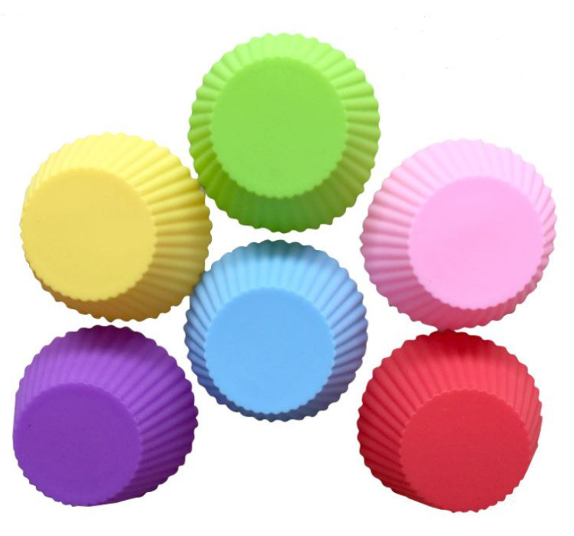 Reeusable cupcake liners muffin baking cups reusable silicone liner cupcake mould mold