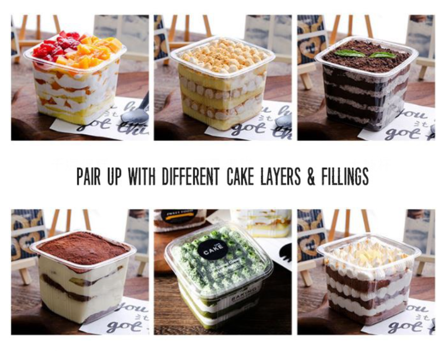 🔥 10pcs dessert cup plastic packaging mousse cup tiramisu cup icecream sorbet ice cream sundae containers