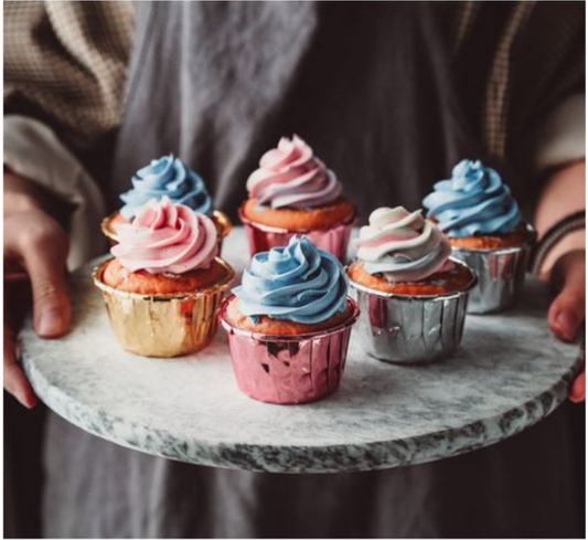 Gold foil cupcake liners muffin baking cups silver cupcake liners muffin cups