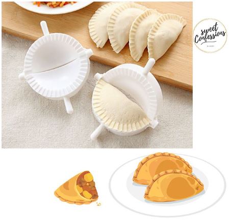 3pcs curry puff maker dumpling mould epok epok plastic mold