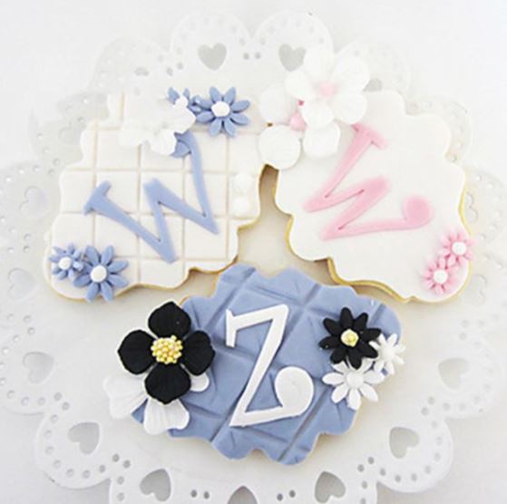 4pcs plaque cookie cutter fondant message board greetings frame biscuit cutter