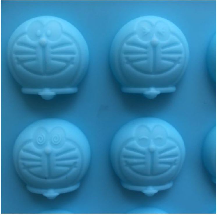 Doraemon jelly mould chocolate silicone mold 16 cavity small doraemon