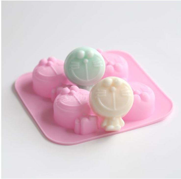 Doraemon jelly mould chocolate silicone mold 16 cavity small doraemon