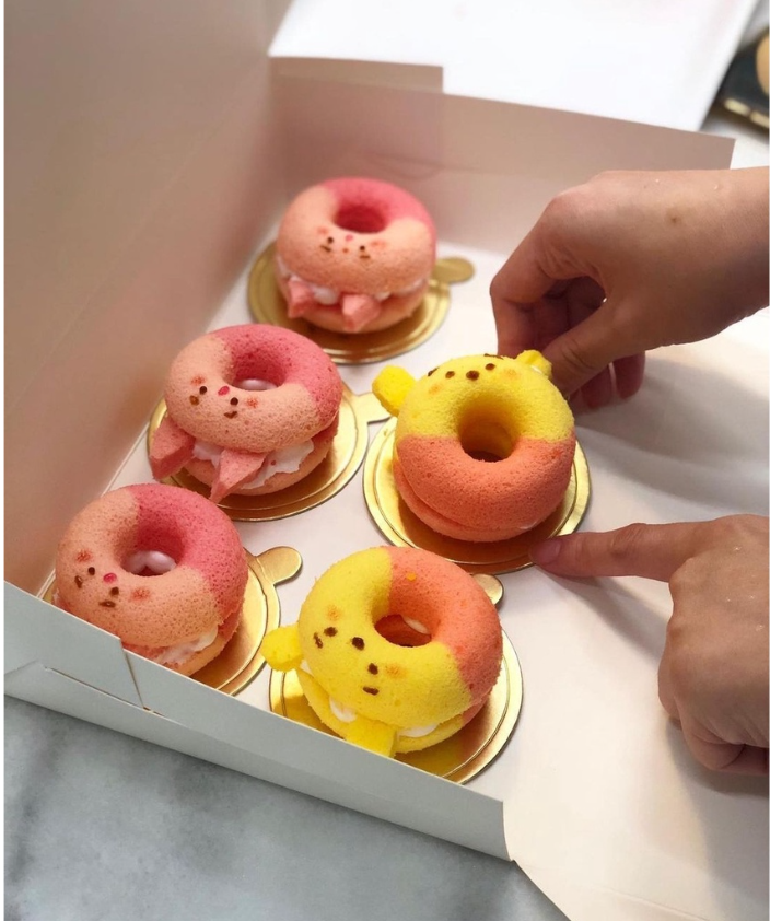 Donut cake mould donut baking ring silicone pan mold