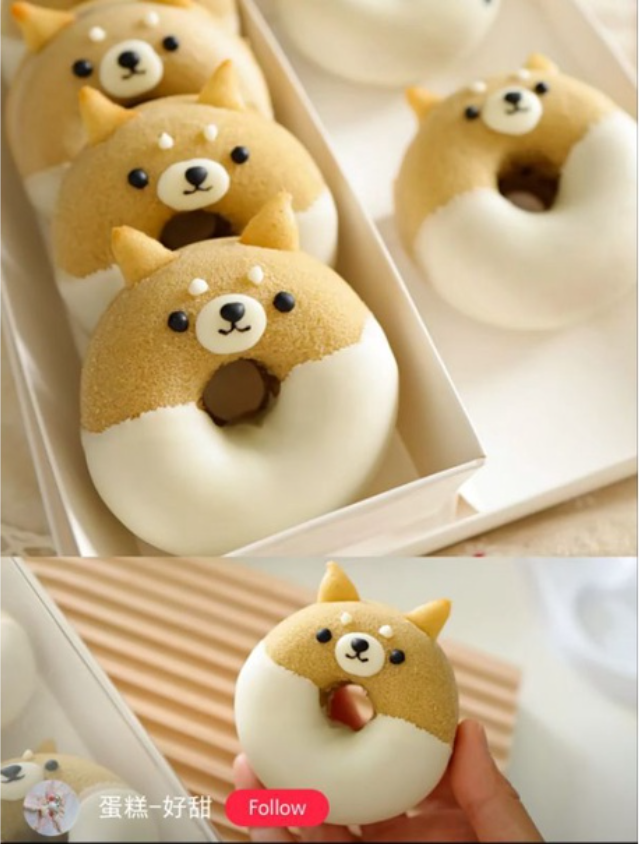 Donut cake mould donut baking ring silicone pan mold