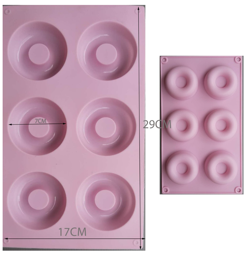 Donut cake mould donut baking ring silicone pan mold