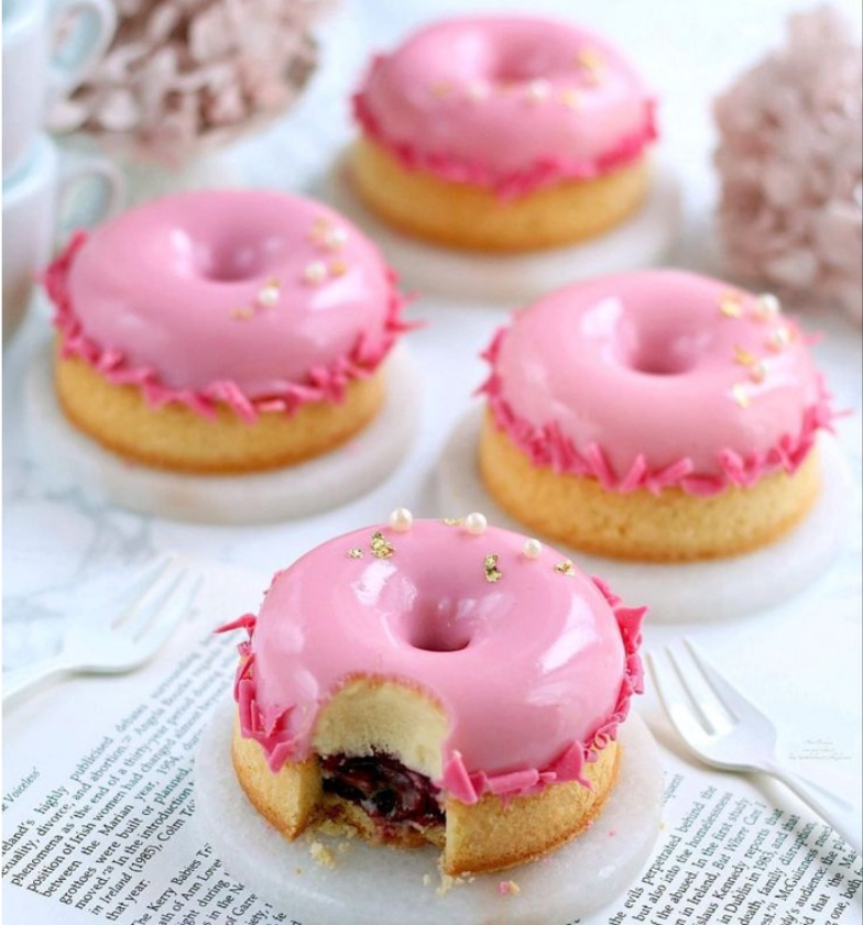 Donut cake mould donut baking ring silicone pan mold