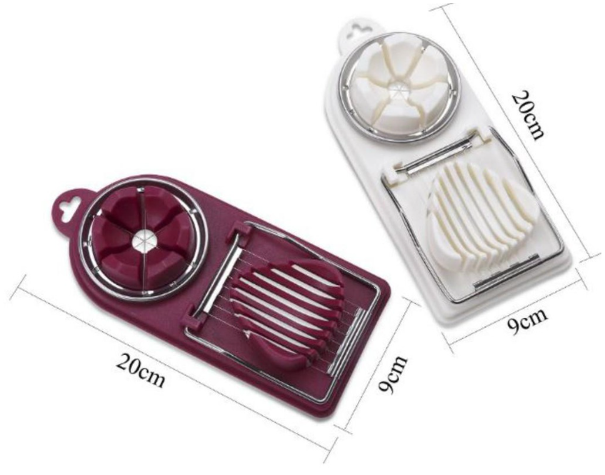 2 in 1 Egg cutter eggs slicer slicing tool