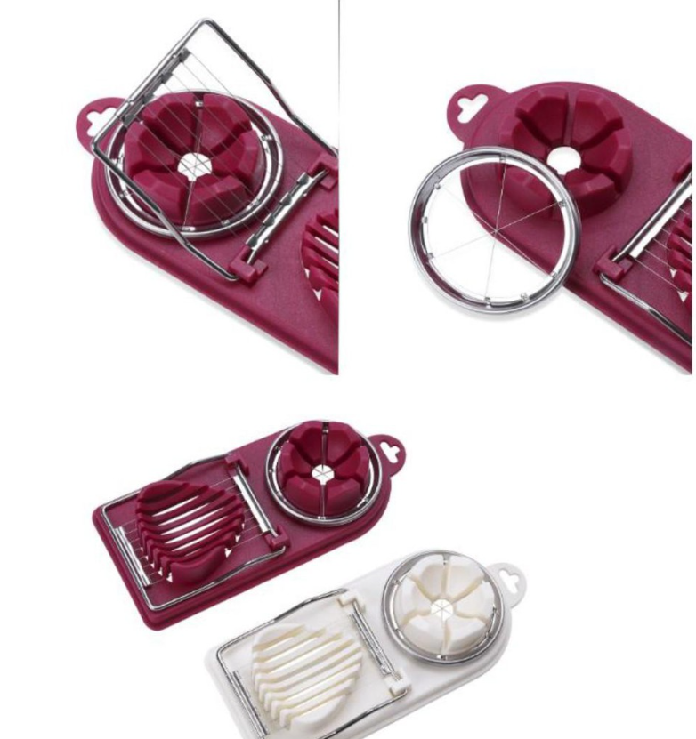 2 in 1 Egg cutter eggs slicer slicing tool