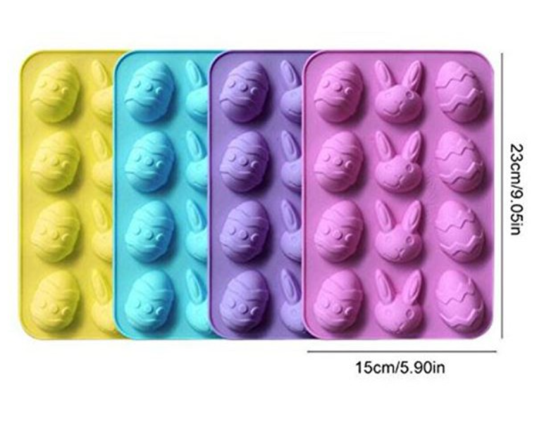 Easter egg mould jelly cake decorating good friday coloured eggs mold rabbit bunny mould