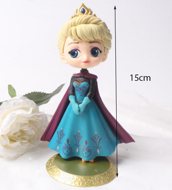 Elsa frozen toy figurine cake topper reusable & washable toy model