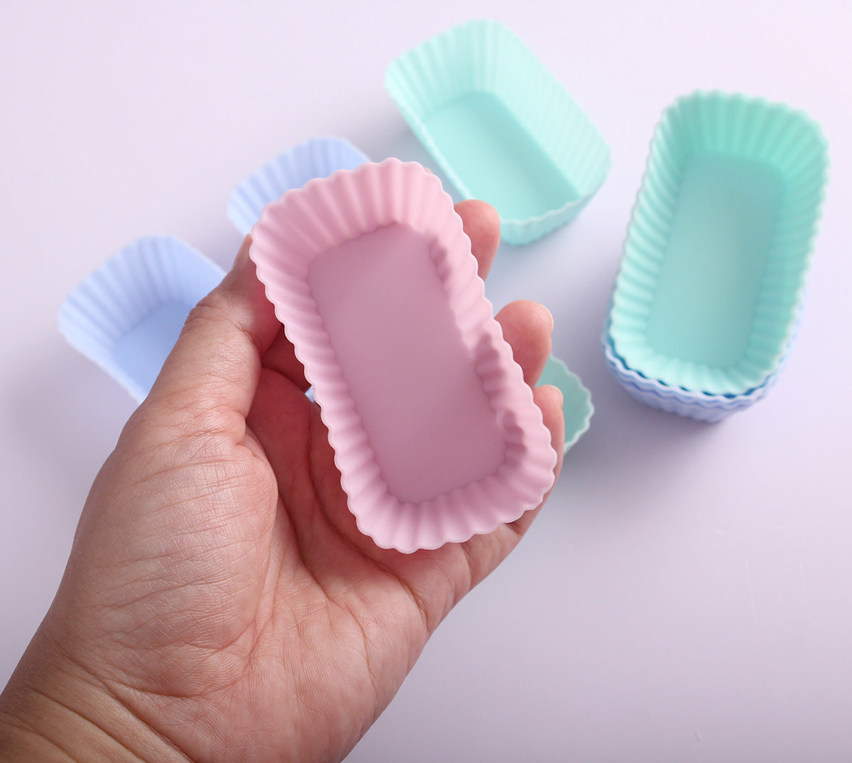 10pcs reusable cupcake liner financier mould mini bundt cake pan mold