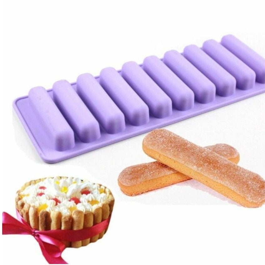 Sponge finger cake mould baking pan tiramisu sponge mold eclair pan