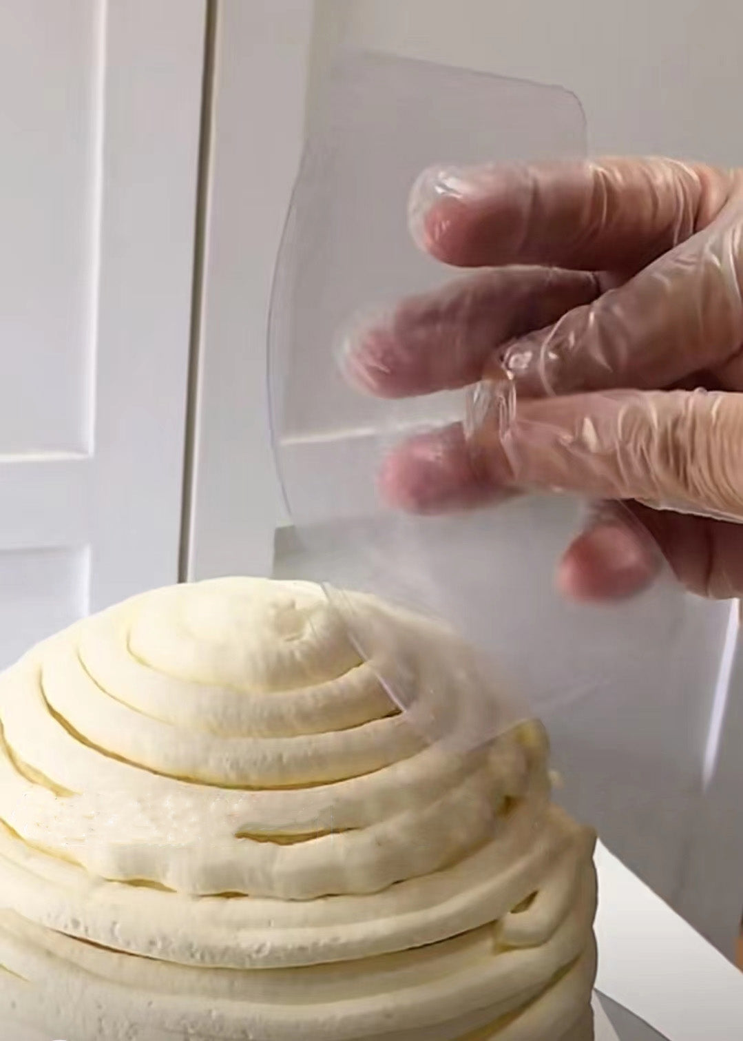 Flexi/Dough Scraper Bowl Scraper Dough Cutter Plastic Bench Scraper Ball spherical cake smoother