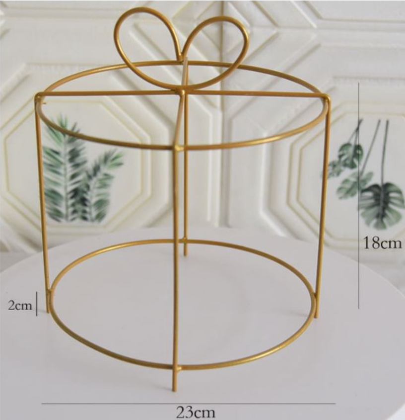 Gold Frame Cake stand display stand dessert table prop wedding decoration metal structure